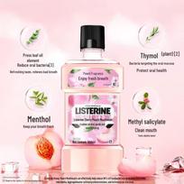 Listerine Cherry Blossom Peach Mouthwash