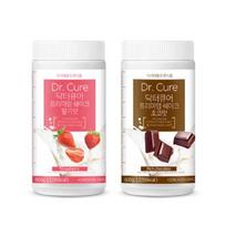 Dr. Cure Meal Replacement Protein Shake Strawberry + Chocolate Package Choco 2