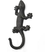 Naujiena Geležiniai Metaliniai Geckos Kabliukai Drabužių Kabykla, Gyvūnas Lizdas Sodo Įrankių Sieniniai Kabliukai Pakabukas Namų Sodo Kiemo Tvora, Rankšluosčių Kabliukai, Raktų Laikiklis 1pc juoda