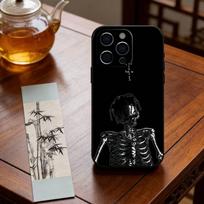 C-Cactuss J-Jack Travis Scott Phone Case For iPhone 17,16,15,14,13,12,11 Plus,Pro Max,XS,Soft Silicone Black Cover iPhone17PRO