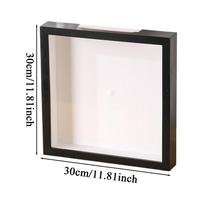 Top Loading Shadow Box Picture Frame Clear Display Case For Home Living Room Apartment Vacation Beach Concert Adventure