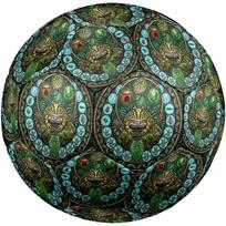 Frogs Garden Round Football Size 5 Adult Ball Suitable for Training Matches and Outdoor Team. įvairiaspalvis