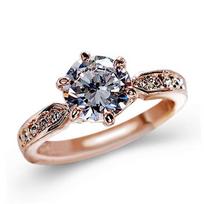 Classic Water Crystal Ring With Adjustable Fit For Engagement And Gift For Him Or Her NO.6