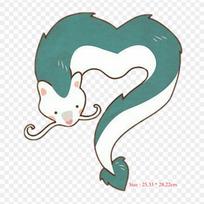 Spirited Away Haku Dragon Haku Studio Ghibli Lygintuvas ant drabužių aplikacijos Lipdukai ant drabužių Karščiui jautrus pritaikytas pleistras