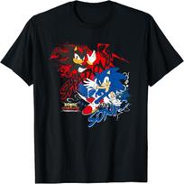 Sonic the Hedgehog Sonic X Shadow Generations Shadow & Sonic T-Shirt S įvairiaspalvis