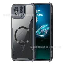 Magnetinis dėklas tinka ASUS ROG 9 8 7 6 5 3 2 mobiliojo telefono dėklui, akrilinis didelio skaidrumo apsauginis dėklas nuo kritimo. ASUS ROG 9/ROG 9 Pro/ROG 9 FE juoda