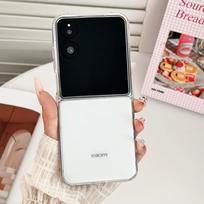 Applicable to Samsung Galaxy ZFlip7 mobile phone case candy color up and down folding screen ZFLIP3/4/5/6 protective case samsung galaxy z flip7