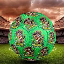Tiki Indoor Soccer Ball Size 5 Colorful All Ages Machine Stitched PVC Competition Ready Durable High-Bounce