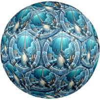 Arctic Narwhal Ritual Round Football Size 5 Adult Ball Suitable for Training Matches and Outdoor Team. įvairiaspalvis