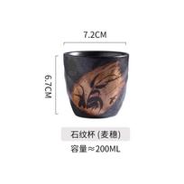 Japanese Ceramic Tea Cup 180ml Handmade Matcha Bowl Zen Style Coffee Mug For Tea Ceremony Pottery Drinkware Gift Idea 180ML