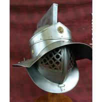 18GA SCA LARP Medieval Gladiator Helmet III Brass Reenactment Armor Helmet sidabras
