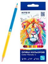 Dvipusiai spalvoti šešiabriauniai pieštukai CLASSIC, Kite, 12 vnt.= 24 sp.