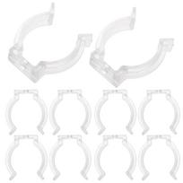 20 vnt. Plastikinis vamzdelio šviestuvo spaustukas T8 LED fluorescencinėms lempoms Tvirtas suėmimas, be vibracijos dizainas, vienodas ryškus apšvietimas, patalpų ir lauko 3.2X3X0.9CM