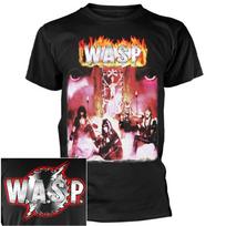 26 WASP First Album Shirt S M L XL XXL T-shirt Official Heavy Metal Band Tshirt Unisex T-Shirt M brown