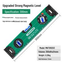 Meinate® Precision Mini Spirit Level with Magnetic Angle Ruler