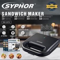 Syphor Dual-Heat Sandwich Maker: Compact Home Appliance for Perfect Breakfast Sandwiches 220V EU Plug