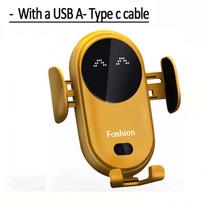 Automatic 15W Auto Wireless Charger Fit For Iphone 13 12 14 Xr X 15Samsung S20 S10 Magnetic Usb Infrared Sensor Phone Mount Mount