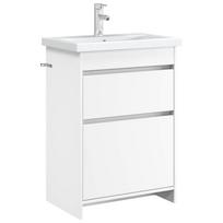 Bathroom Vanity Unit White 56 x 37.5 x 81 cm Particleboard
