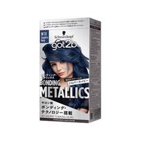 Schwarzkopf Metaliniai plaukų dažai Ilgai išliekantys 1 pakuotė Tamsus Naktinis Krištolinis Mėlynas M18 mėlyna