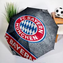 Miuncheno FC herbo spausduotas automatinis skėtis, 8 lankstų, kelionėms, stovyklavimui, kasdienis skėtis, būtina dovana šeimai ir draugams