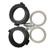 Set Of 2 Split Nuts & O-Rings For Spa Heaters - Fits For Balboa & For HydroQuip! Coupling For Heater -Hot -Tub Spa