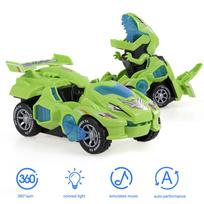 Traukti atgal Dinozaurų Automobiliai Dinozaurų Automobilių Žaislai Transformuojami dinozaurai Traukti atgal žalia