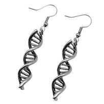 Unique DNA Helix Design Earrings Artistic DNA Spiral Earrings Accent Great For Gifting To Friends Or Personal Use
