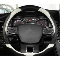 Anglies pluošto odos automobilio vairo apdangalas Citroen C1 C2 C3 C4 C5 C4L Berlingo C4 PICASSO C5 AIRCROSS Automobiliui RED O SHAPE