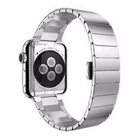 Stainless Steel Strap For Apple Watch Band Ultra2 49 45 44 42 40 41 38mm Series 9 8 7 6 5 SE Metal Bracelet Bamboo Iwatch correa 42mm 44mm 45mm 49mm sidabras