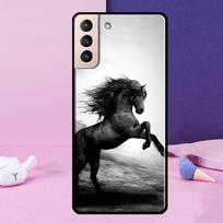 Bėgantys arkliai telefono dėklas Samsung Galaxy S25 S24 Ultra S9 S10 S20 S21 S22 Plus S23 FE S24 FE Galaxy S10