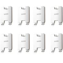 8 PCS Stainless Steel Photo Frame Hooks Waterproof Traceless Hanging Picture Hangers Silver No Punching Adhesive Picture Hangers sidabras