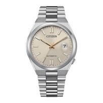 Citizen Tsuyosa Collection Automatic Men's Wristwatch NJ0151-88W Sapphire Glass Cream Silver