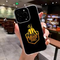 P-Pubg G-Game Phone Case For IPhone 17 Air 16 E 15 14 13 12 Mini 11 Pro Max Anti Transparent Drop Cover iPhone 14 Plus