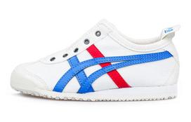 Onitsuka Tiger Mexico 66 Įsispiriami Neslystantys Ir Kvėpuojantys Žemi Sportiniai Laisvalaikio Batai Balti Mėlyni 1184A085-100 27 beige