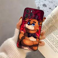 Five Nights At F-Freddys Fnaf Phone Case For iPhone 17, 16,15,14,13,12,11 Plus,Pro Max, Others Soft Black Cover iPhone12PRO