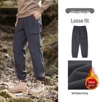 CAMEL Men's Fleece-Lined Outdoor Workwear Pants