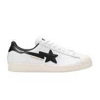 BAPE x adidas Superstar 'White Black' 38.5