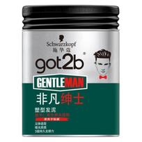 Schwarzkopf got2b extraordinary gentleman light hair wax styling 1got2b Extraordinary Gentleman Shaping Hair Cream*2D without original box ruda
