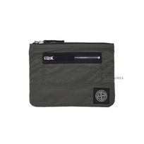[Stone Island] FW25 Men's Logo Patch Zipper Bi-fold Wallet K2S159500004 S0251 V0059
