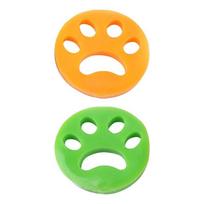 Reusable Pet Hair Remover For Clothes Flexible And Effective Fur Catcher Round 2PCS