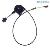 Hand Throttle Control For Excavator Harvester Tractor Ship Manure Spreader Throttle Cable Assembly Self-locking Controller