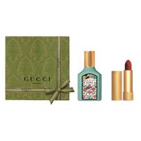 Gucci Gucci Flora Gorgeous Jasmine EDP With Rouge À Lèvres Mat Perfume 30ml+Velvet Lipstick #505
