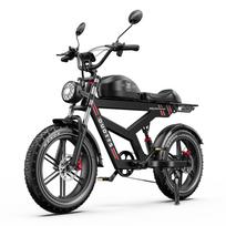 DUOTTS F20 Adult E-Bicycle 750W Motor 52V27Ah Battery 20*4 Inch Pneumatic Tire Electric Road Bike F20 750W52V27Ah-BK-YY