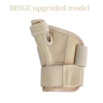 Adjustable Wrist Thumb Support Brace with Flexible Splint for Carpal Tunnel Pain Relief Sports  Recovery Adult Universal Size smėlis