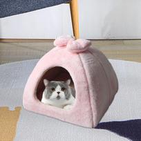 Cat House Nest Rudens žiemos patalpų minkštas veislynas Pet Snooze šunų lova 45cmx45cm