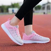 Moteriški kasdieniai batai kvėpuojantys vaikščiojimo tinklelio plokščiapadžiai moteriški kontrastingų spalvų sportbačiai moteriški teniso sportiniai batai 41