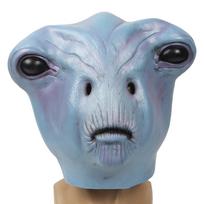 Alien mutant frogman latex mask One size violetinė
