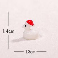 Kalėdos Imitacija Mielas Sniego Senis Mikro-peizažas Automobilio Dekoracija, Dervos Amatas Dekoratyviniai Maži Dekoro Aksesuarai Christmas Snow duck