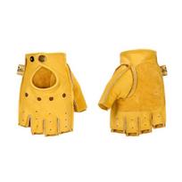 Motorcycle Gloves Hollow-carved Summer Armor Full Finger