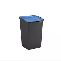 Rūšiavimo šiukšliadėžė Koral, 47 l, mėlyna/juoda